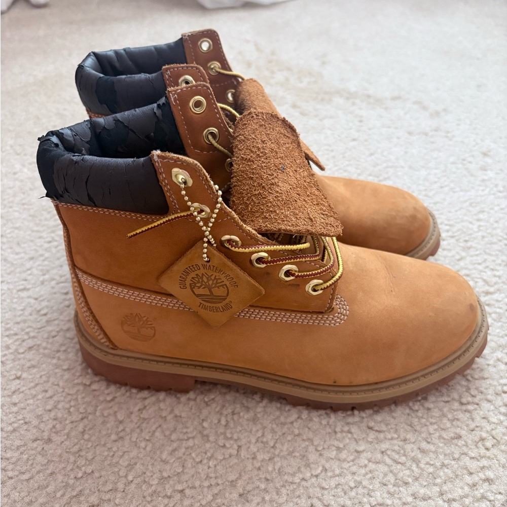 Timberland Brown Leather Ankle Boots